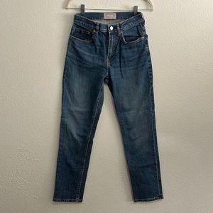 Everlane Women's High Rise Jeans - Dark Blue